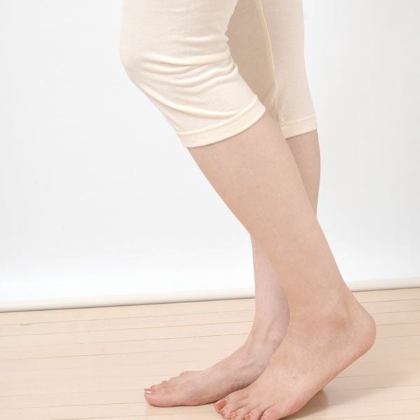 オーガニックコットン レディース七分丈レギンス