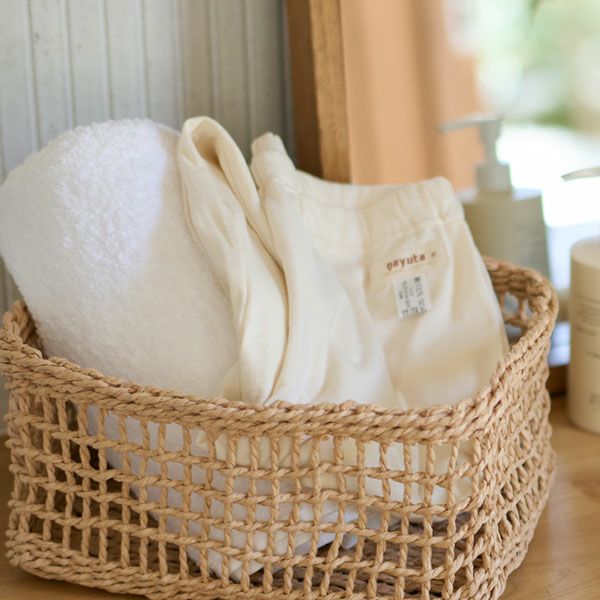 オーガニックコットン レディース七分丈レギンス