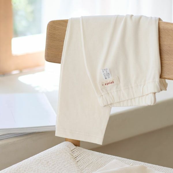 オーガニックコットン レディース七分丈レギンス