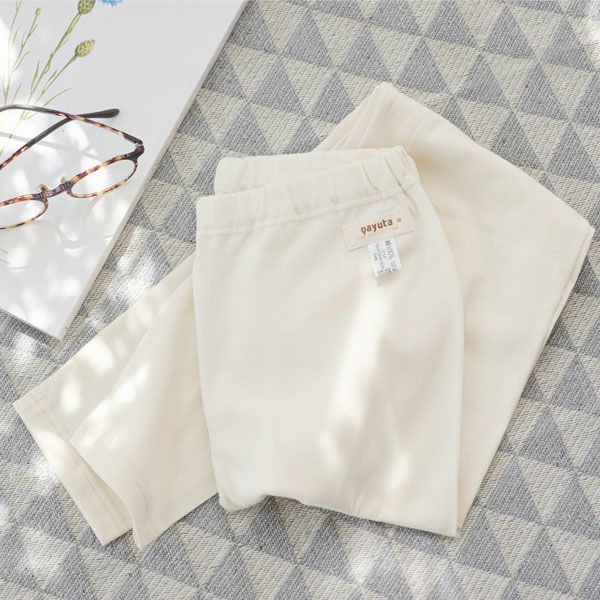 オーガニックコットン レディース十分丈レギンス