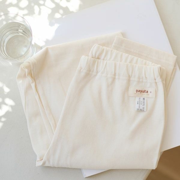 オーガニックコットン レディース十分丈レギンス