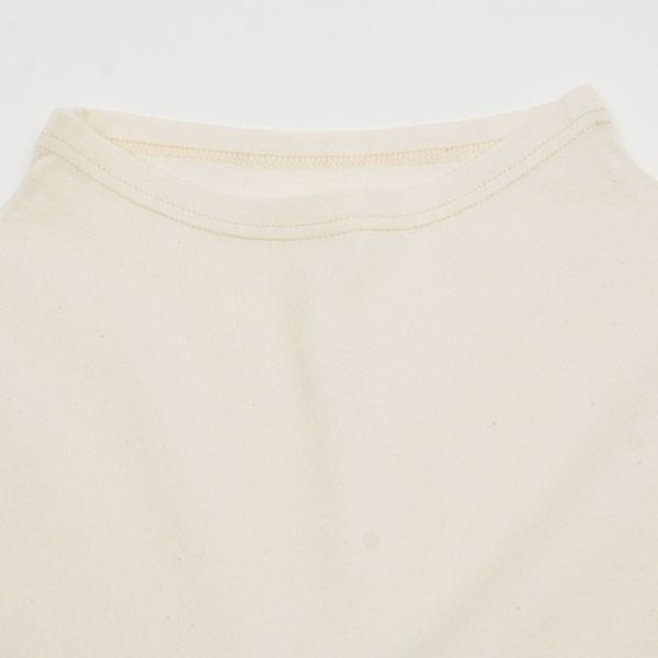 オーガニックコットン 長袖ボトルネックシャツ