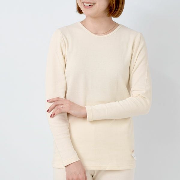 オーガニックコットン 接結ロングスリーブシャツ(厚手)