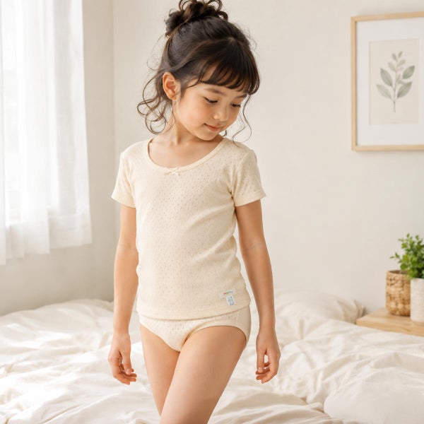 オーガニックコットン 女児エリゼショーツ