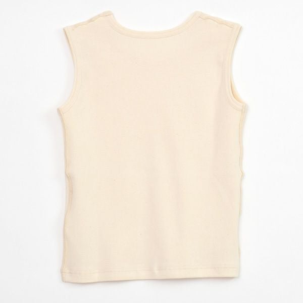 オーガニックコットン キッズノースリーブシャツ