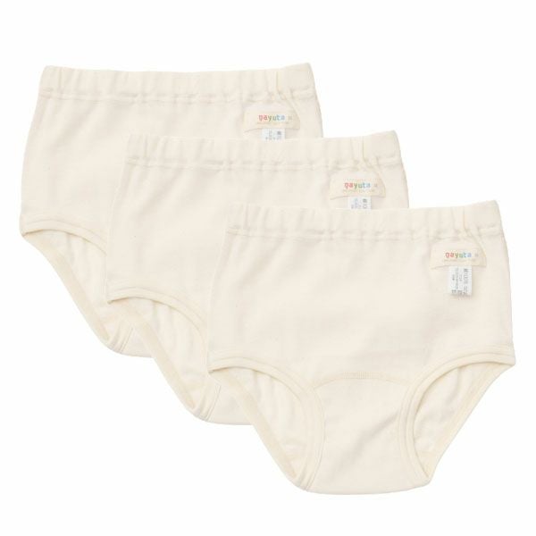 オーガニックコットン 女児ショーツ 3枚セット