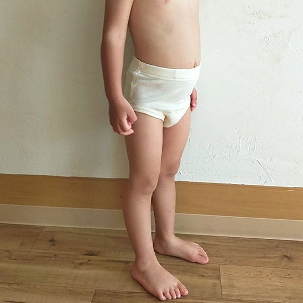 オーガニックコットン フライストイレトレーニングパンツ 3枚セット