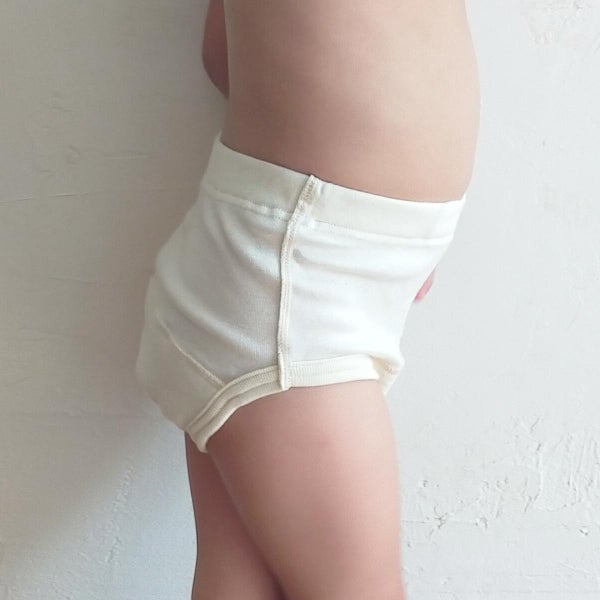 オーガニックコットン フライストイレトレーニングパンツ 3枚セット