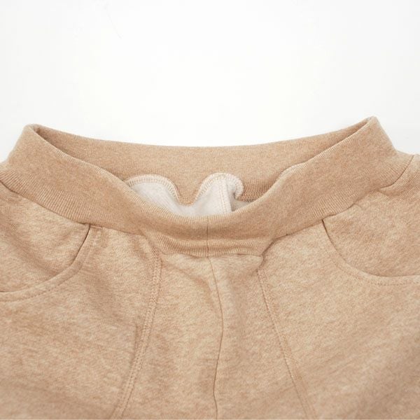 オーガニックコットン キッズ 裏起毛あったかパンツ