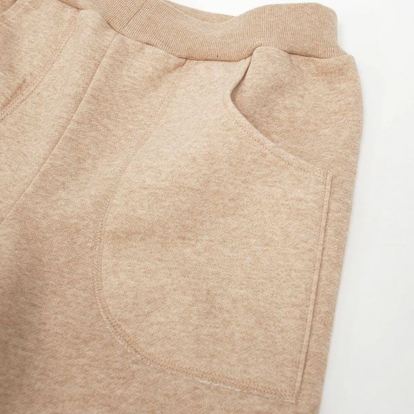 オーガニックコットン キッズ 裏起毛あったかパンツ