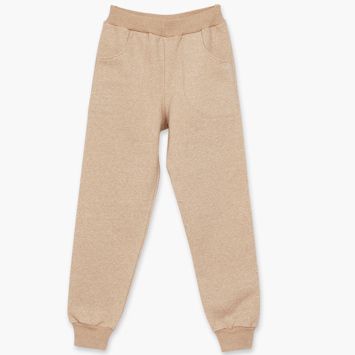 オーガニックコットン キッズ 裏起毛あったかパンツ