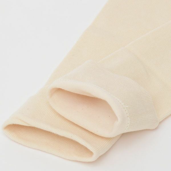 オーガニックコットン ゴムなしソックス 無地