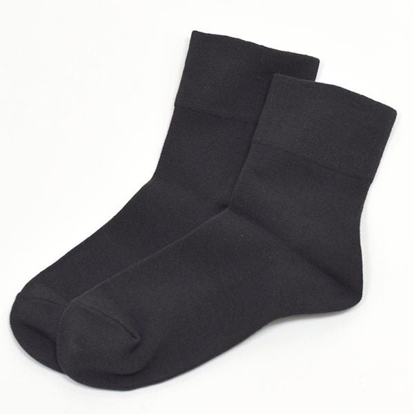 オーガニックコットン ゴムなしソックス 無地