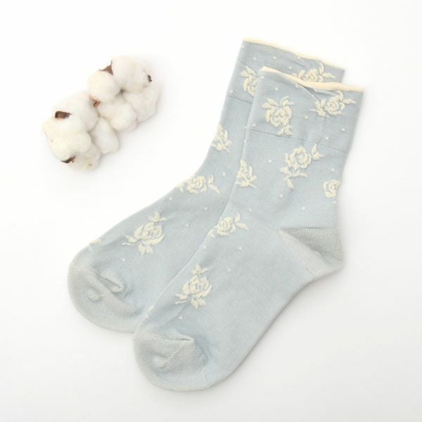 オーガニックコットン ゴムなしソックス フロートばら