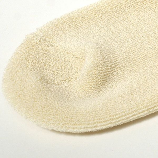 オーガニックコットン 雪柄パイルソックス(22-24cm)