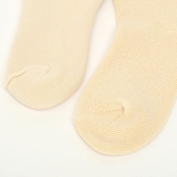 オーガニックコットン 雪柄パイルソックス(22-24cm)