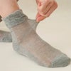 オーガニックコットン ゴムなしメッシュソックス