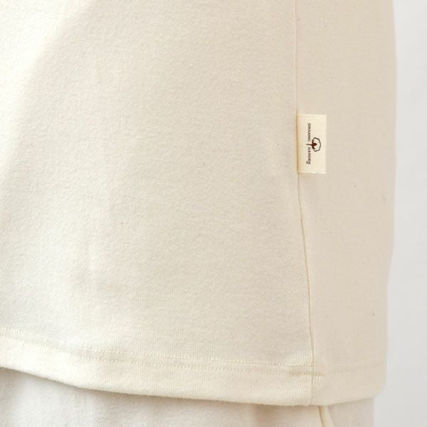 オーガニックコットン メンズフライスインナー丸首Ｔシャツ