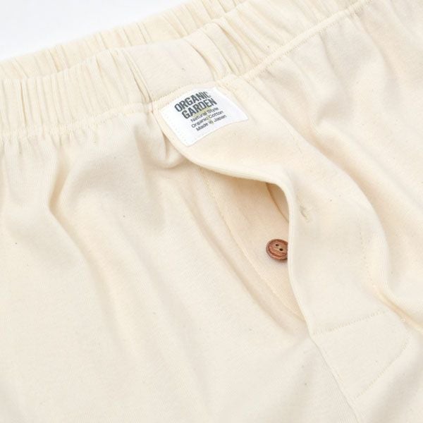 オーガニックコットン メンズフライスニットトランクス
