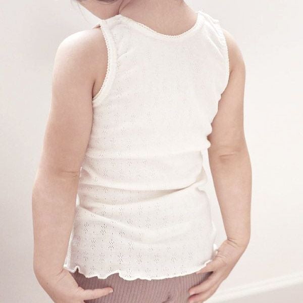 オーガニックコットン ガールズタンクトップ