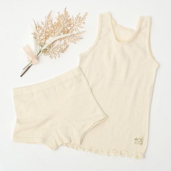オーガニックコットン ガールズタンクトップ