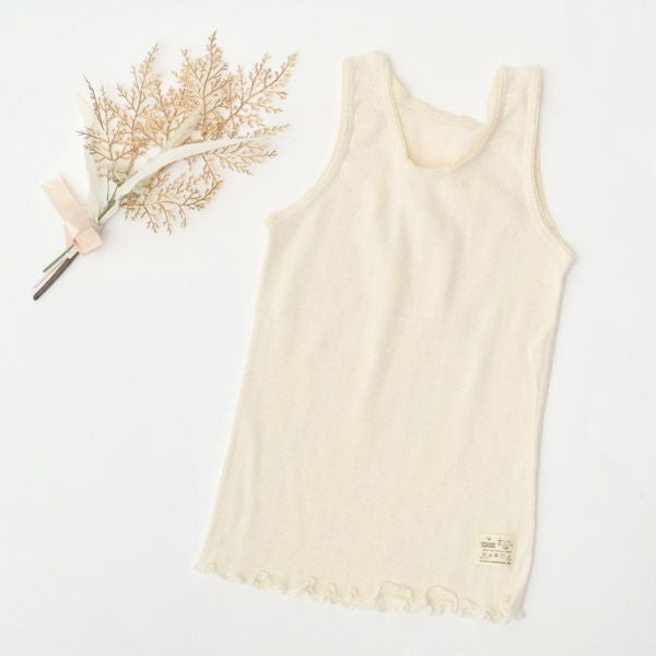 オーガニックコットン ガールズタンクトップ