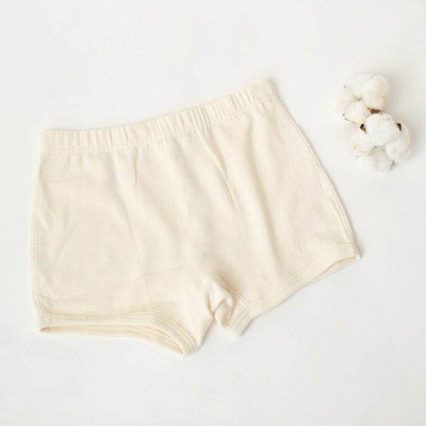 オーガニックコットン キッズやわらかフライスボクサー