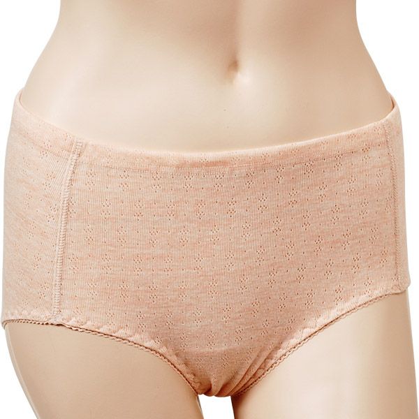 オーガニックコットン すっぽりショーツ（パターンメッシュ）