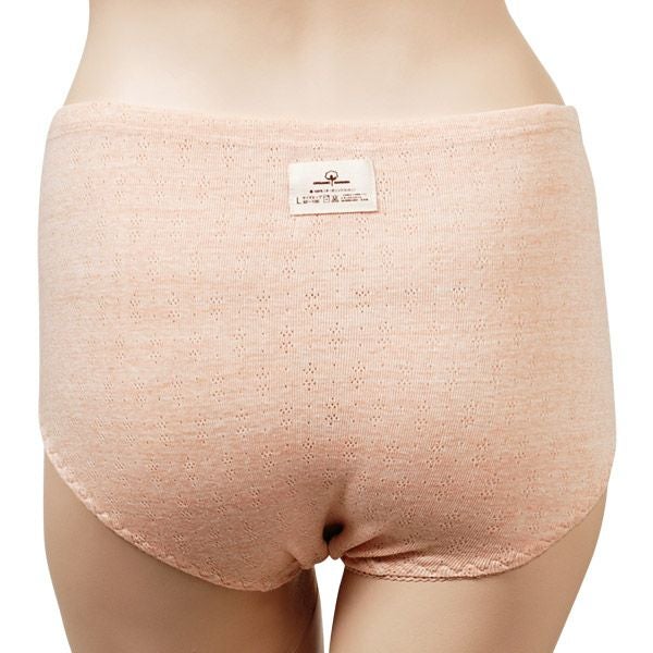 オーガニックコットン すっぽりショーツ（パターンメッシュ）