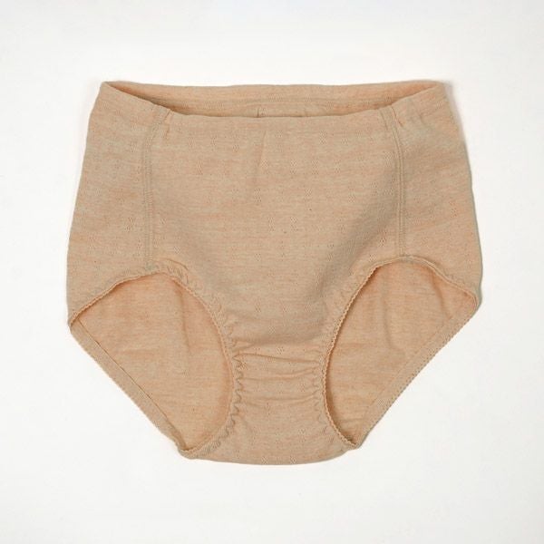 オーガニックコットン すっぽりショーツ（パターンメッシュ）