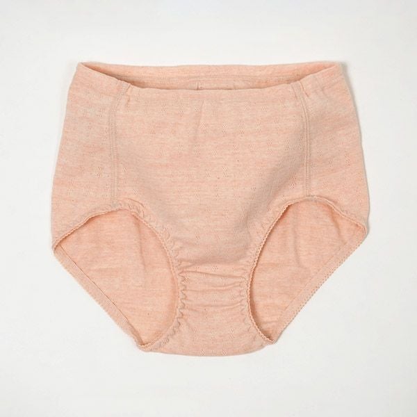 オーガニックコットン すっぽりショーツ（パターンメッシュ）