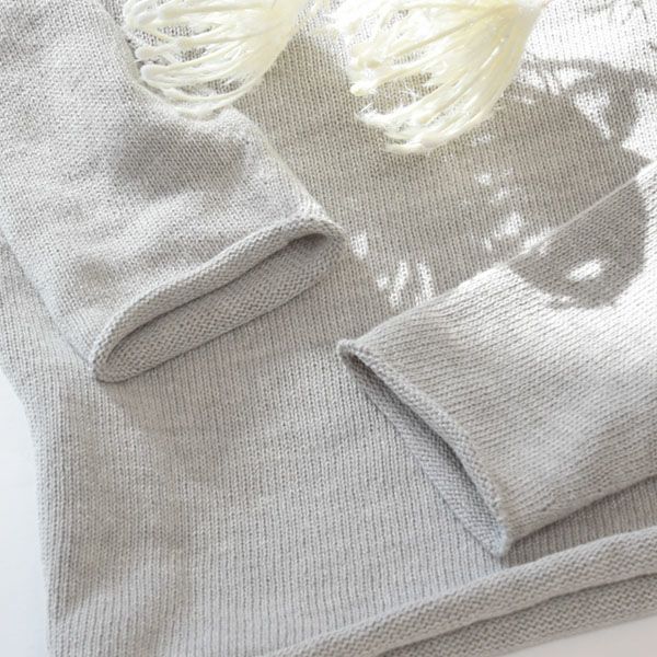 オーガニックコットン Vネックセーター