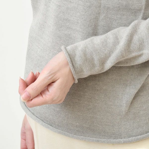 オーガニックコットン Vネックセーター