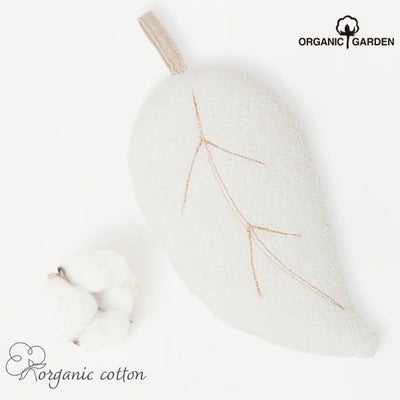 オーガニックコットン 葉っぱボディスポンジ