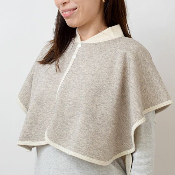 オーガニックコットン ヤクウール肩ウォーマー