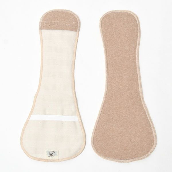 オーガニックコットン 布ナプキン Luna Angel ロングライナー（2枚組）