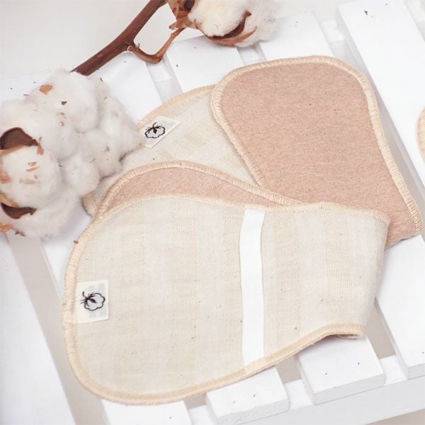 オーガニックコットン 布ナプキン Luna Angel ロングライナー（2枚組）