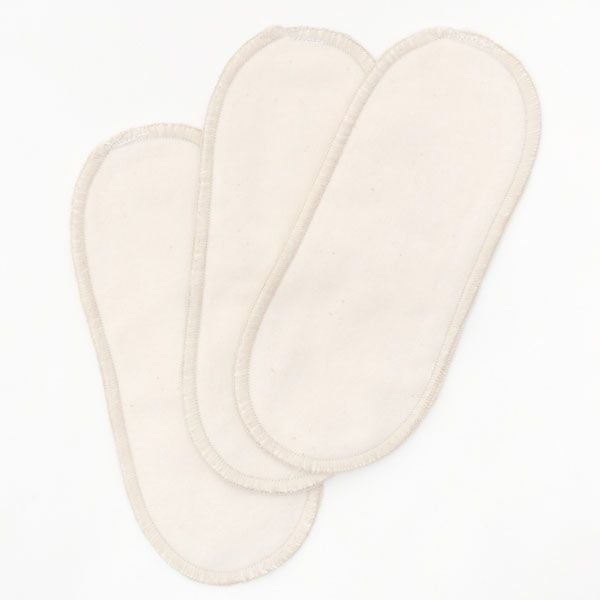 オーガニックコットン 布ナプキン デイリーライナー （3枚組）