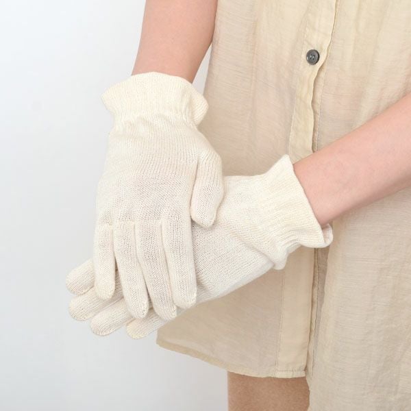 オーガニックコットン ケア手袋