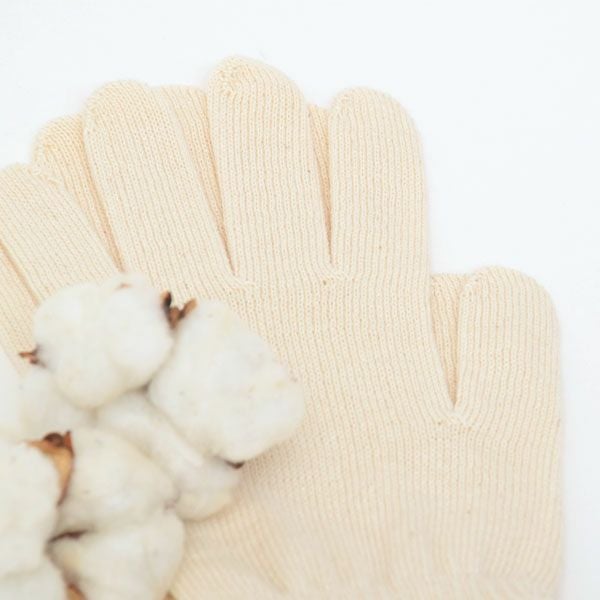 オーガニックコットン ケア手袋