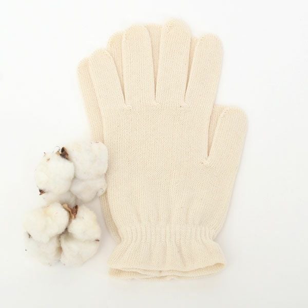オーガニックコットン ケア手袋