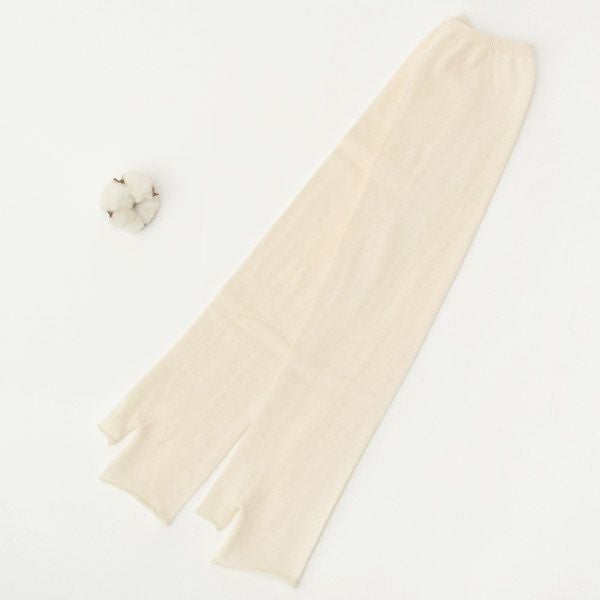 オーガニックコットン 親指通しアームカバー