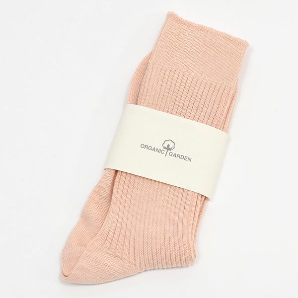 オーガニックコットン 綿100% リブソックス