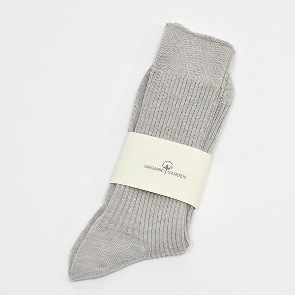 オーガニックコットン 綿100% リブソックス