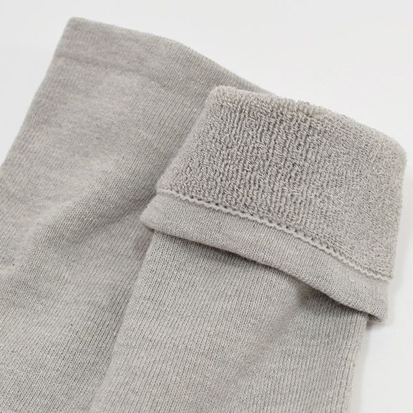 オーガニックコットン ゴムなしパイルソックス