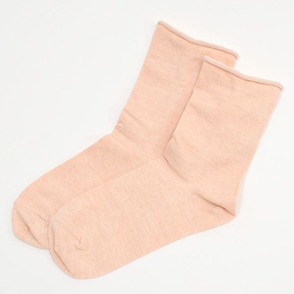 オーガニックコットン ゴムなしプレーンソックス