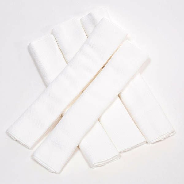 オーガニックコットン ドビー織り布おむつ5枚セット ホワイト