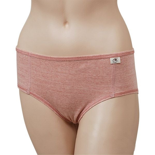 オーガニックコットン べんがら染めローライズショーツ