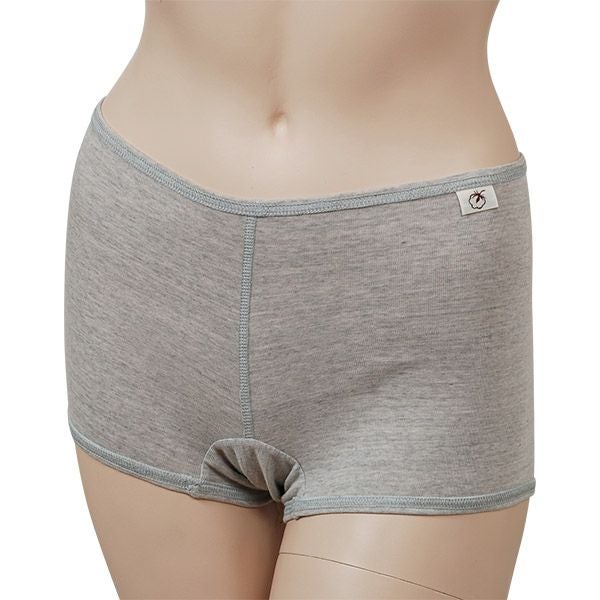 オーガニックコットン べんがら染め1分丈ショーツ