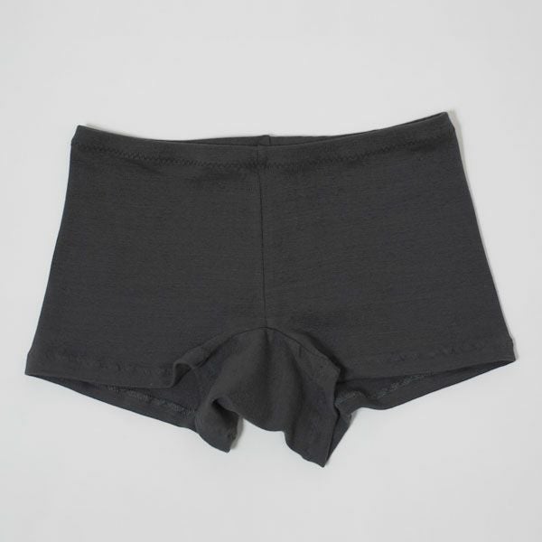 オーガニックコットン 五倍子 サニタリーショーツ ナチュラルブラック M-L